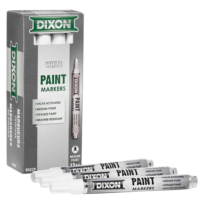 Dixon Industrial Paint Markers | 12 Pk