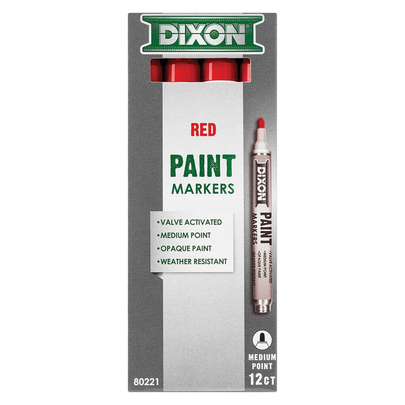 Dixon Industrial Paint Markers | 12 Pk