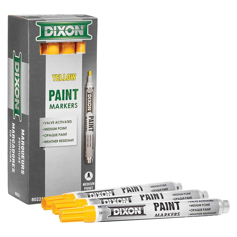 Dixon Industrial Paint Markers | 12 Pk