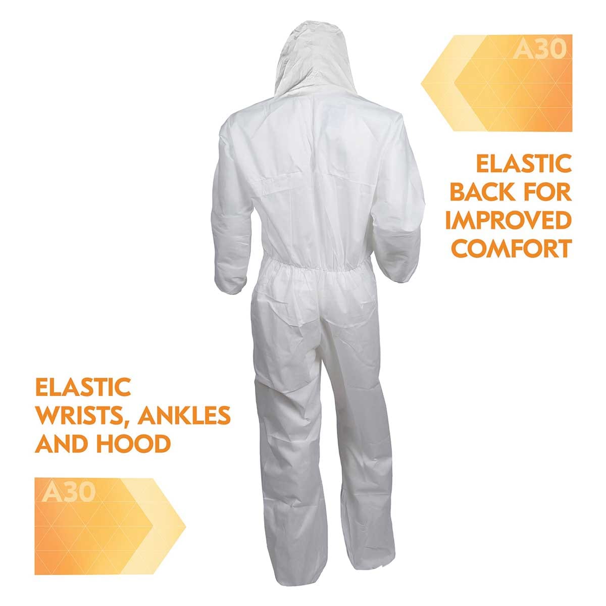 KleenGuard A30 Splash and Particle Protection Hooded Coveralls | 25 Pk