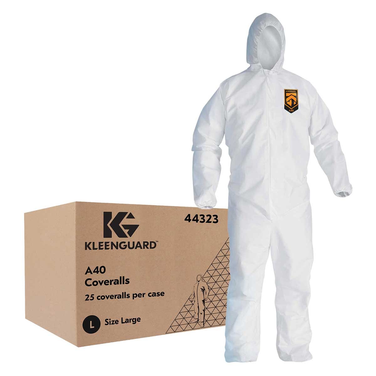 KleenGuard A40 Liquid and Particle Protection Hooded Coveralls | 25 Pk