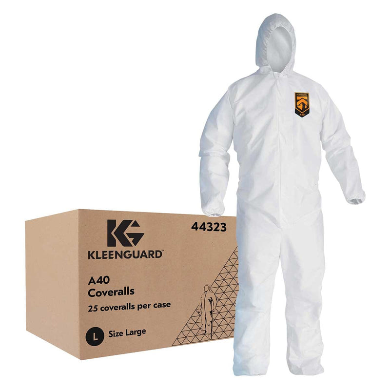 KleenGuard A40 Liquid and Particle Protection Hooded Coveralls | 25 Pk