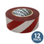 Day/Night Flagging Tape Red & Sliver | 12 Pack