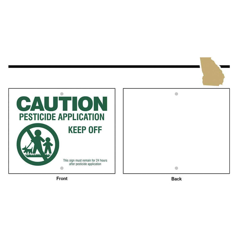State Specific Pesticide Signs, Sign Only