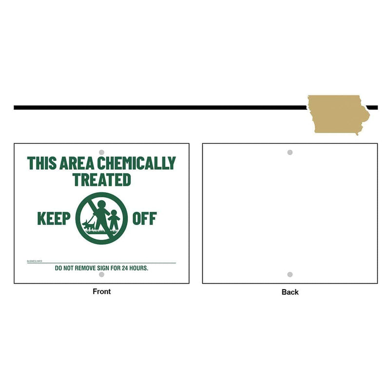 State Specific Pesticide Signs, Sign Only