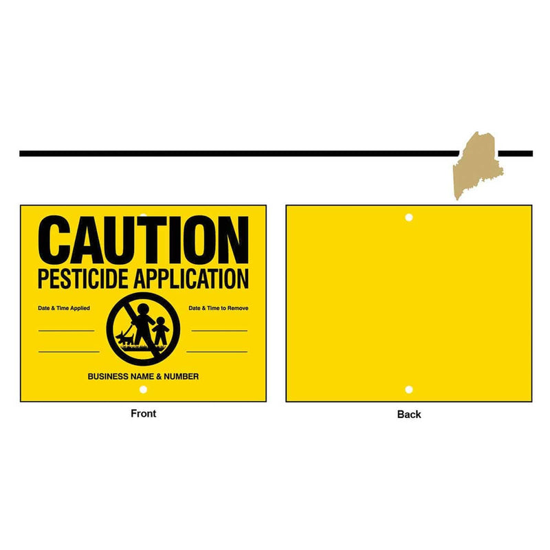 State Specific Pesticide Signs, Sign Only