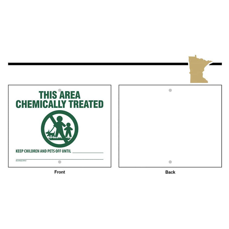 State Specific Pesticide Signs, Sign Only