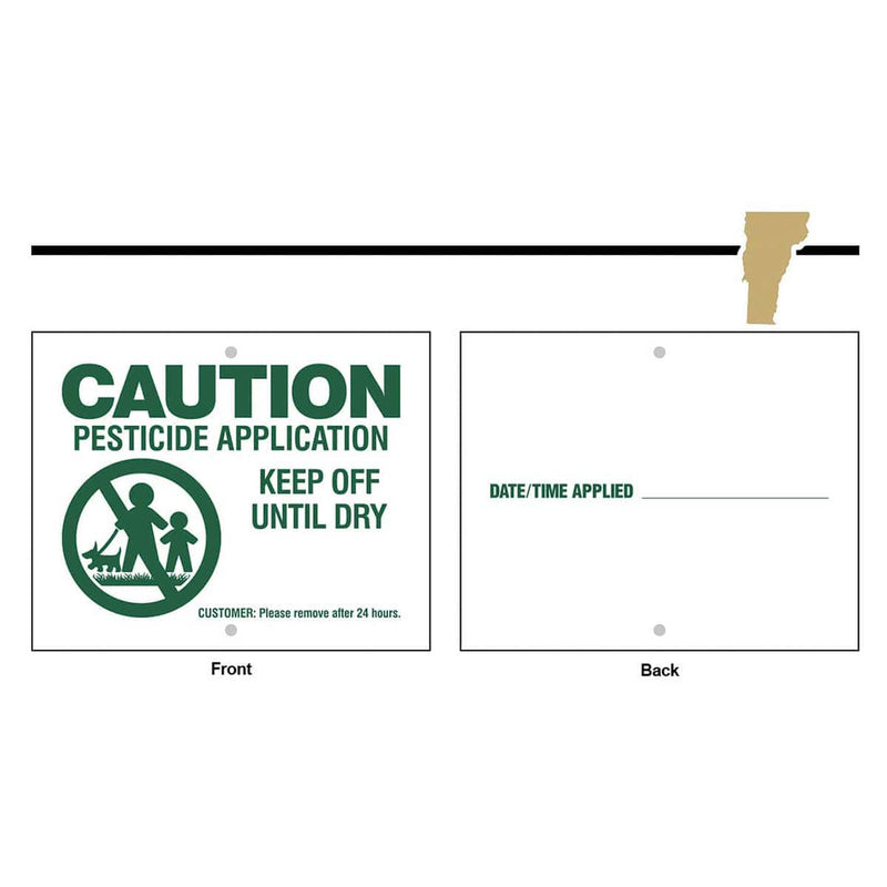 State Specific Pesticide Signs, Sign Only
