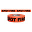 Printed Roll Spot Fire Flagging Tape
