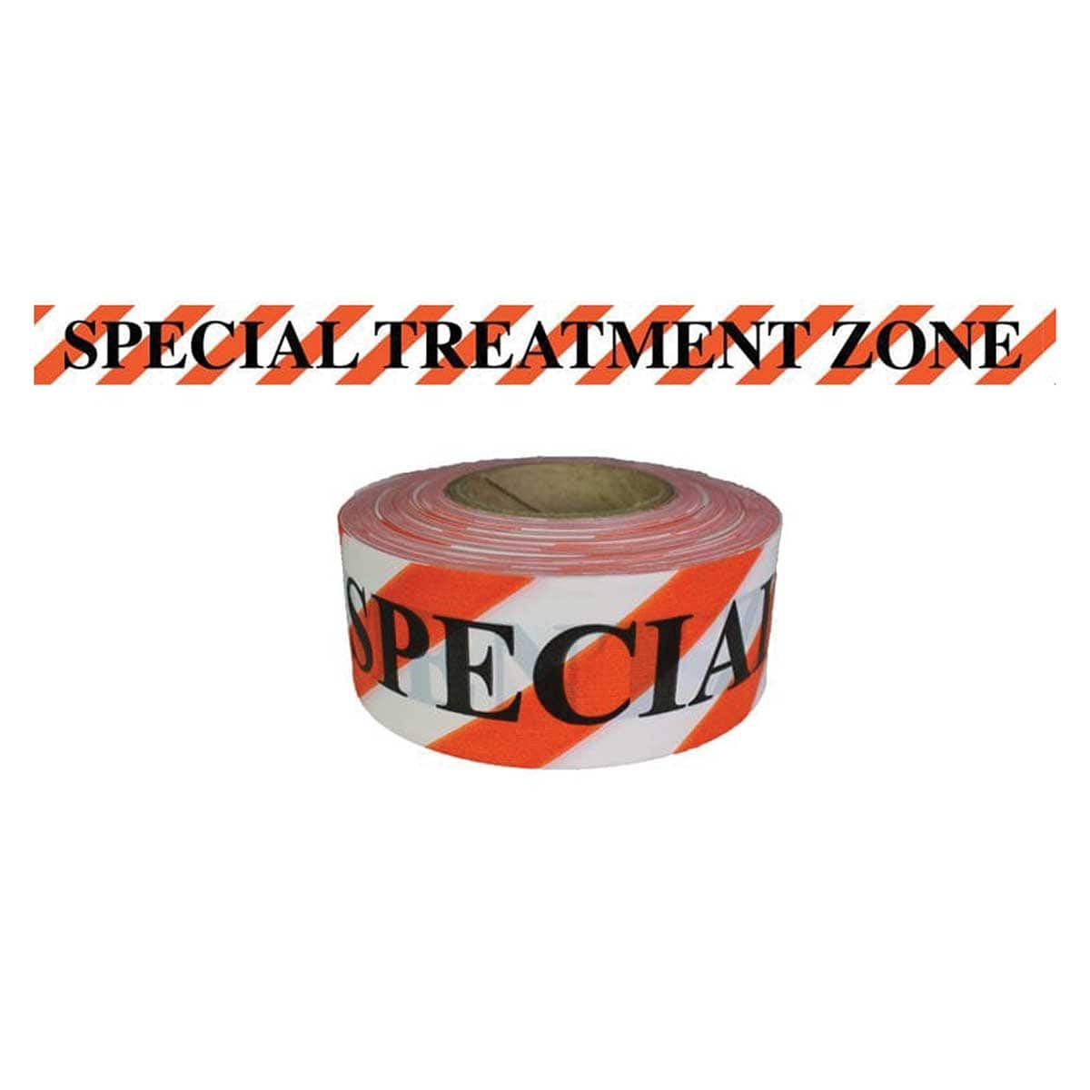 Printed Roll Special Treatment Zone Flagging Tape