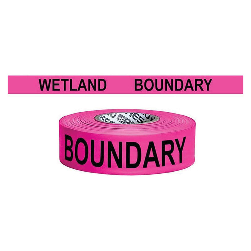 Printed Roll Wetland Boundary Flagging Tape