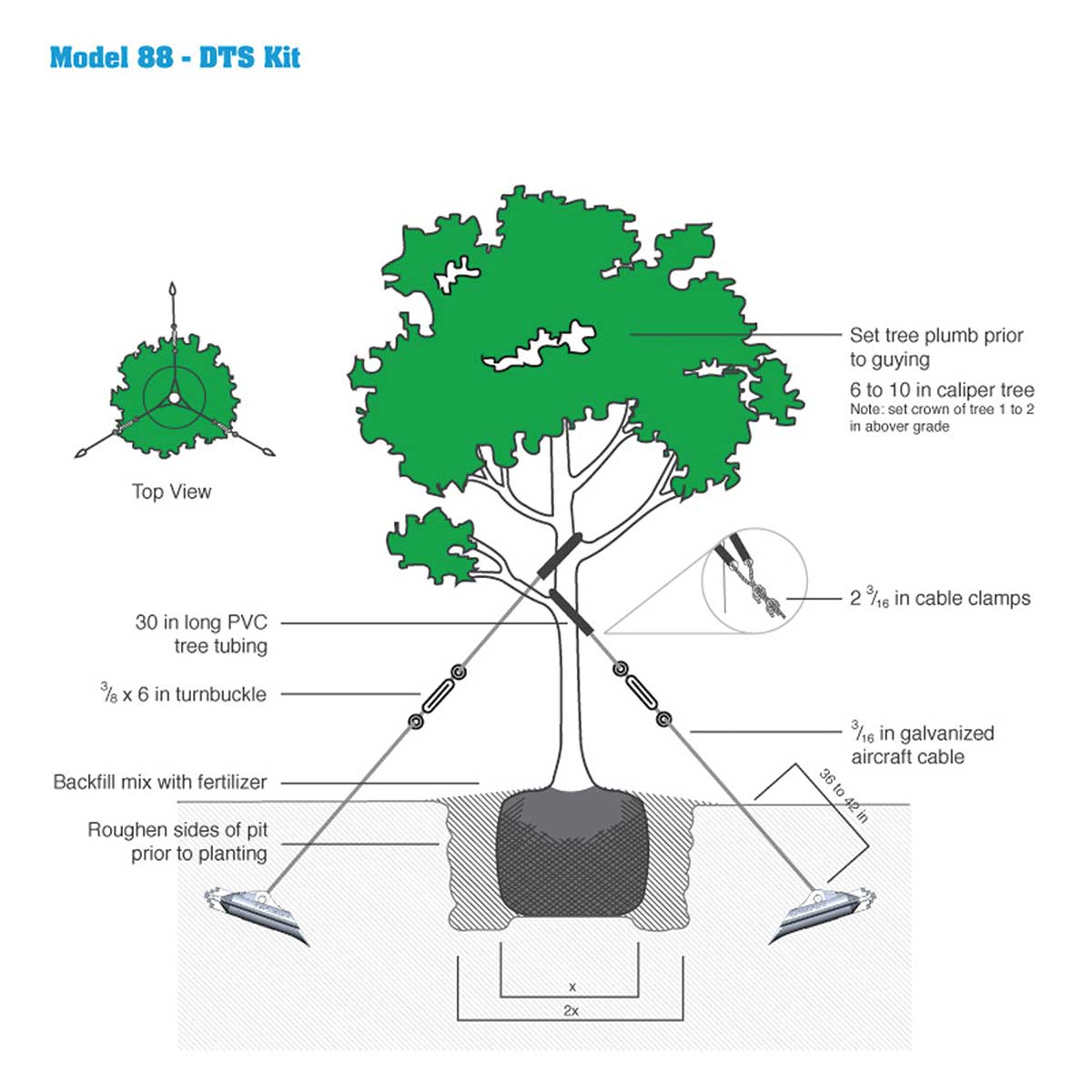 Duckbill 88 DTS Earth Anchor Kit