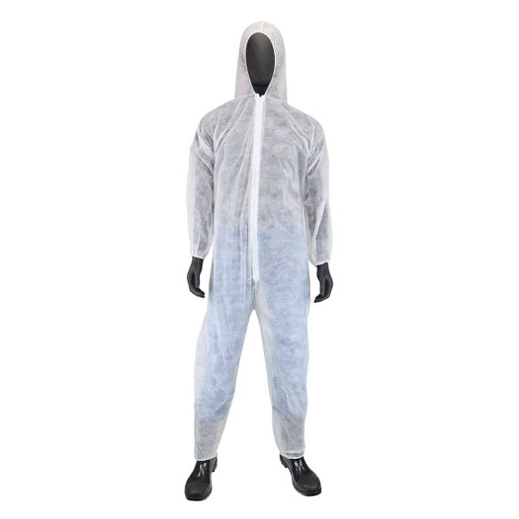 PIP Basic SBP Hooded Coveralls with Elastic Wrists & Ankles | 25 Pk