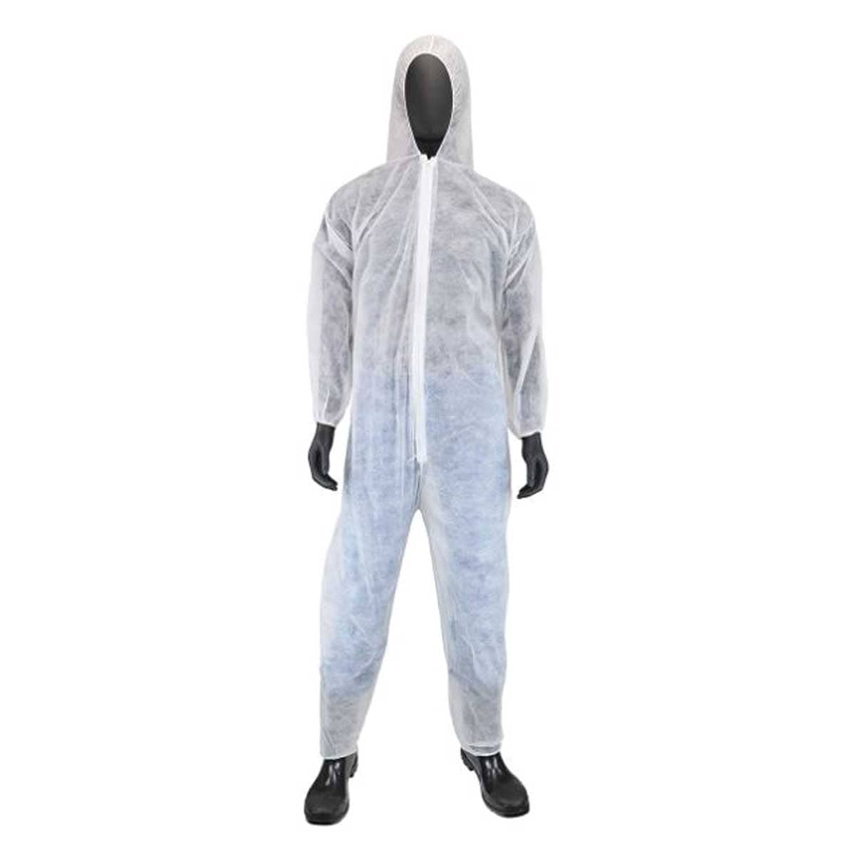 PIP Basic SBP Hooded Coveralls with Elastic Wrists & Ankles | 25 Pk