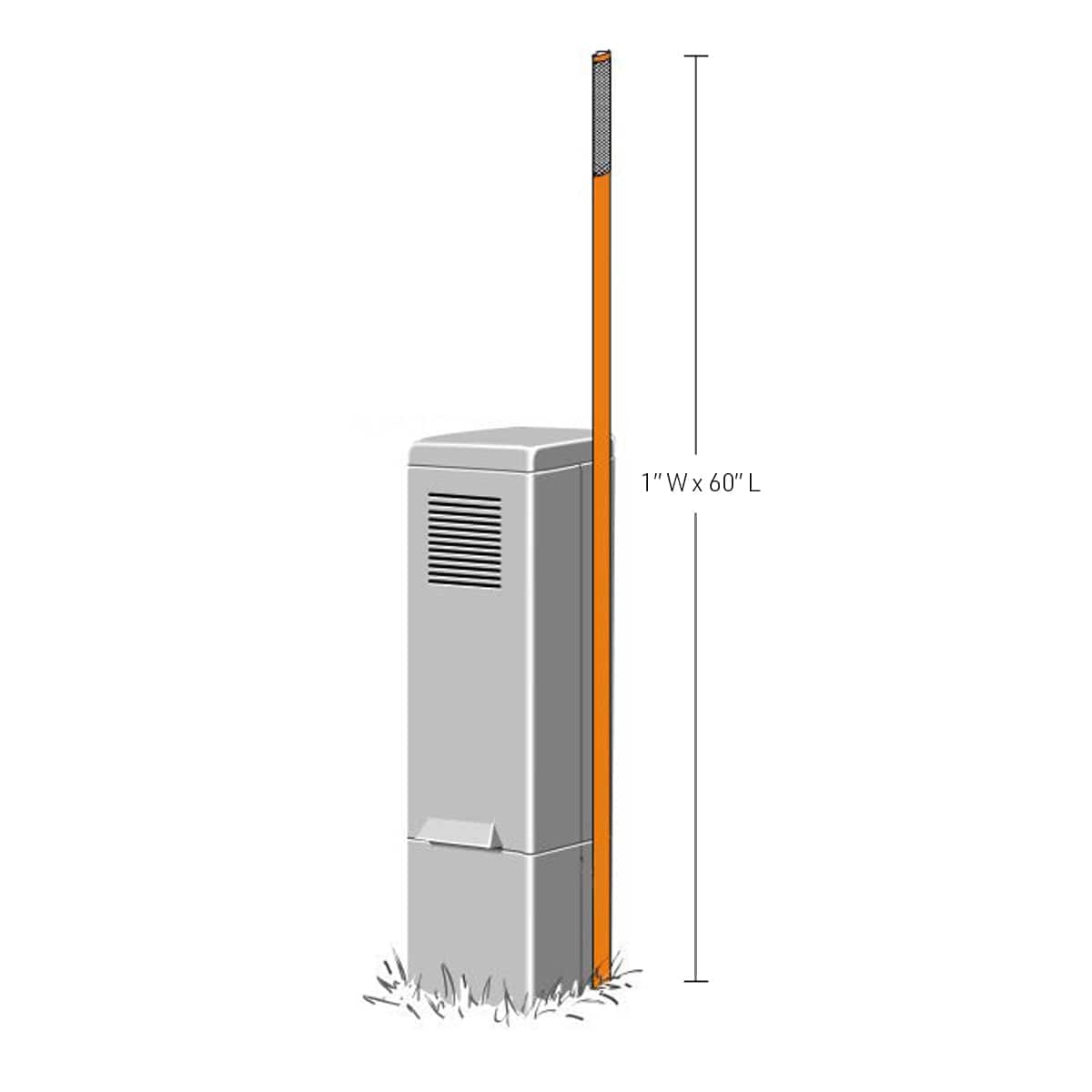 Quantum Flex™ Slim Jim Service Line Marker and Snow Pole