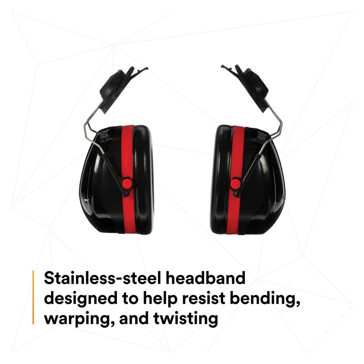 3M™ PELTOR™ Optime™ 105 Earmuffs H10P3E, Hard Hat Attachable