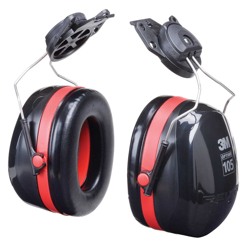 3M™ PELTOR™ Optime™ 105 Earmuffs H10P3E, Hard Hat Attachable