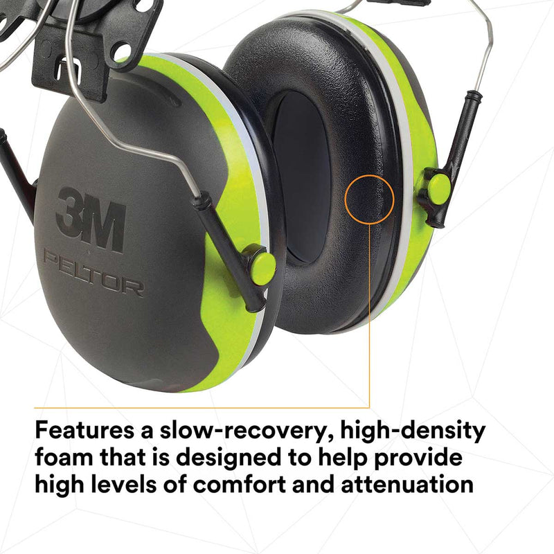 3M™ PELTOR™ Earmuffs X4P3E, Helmet Attachable