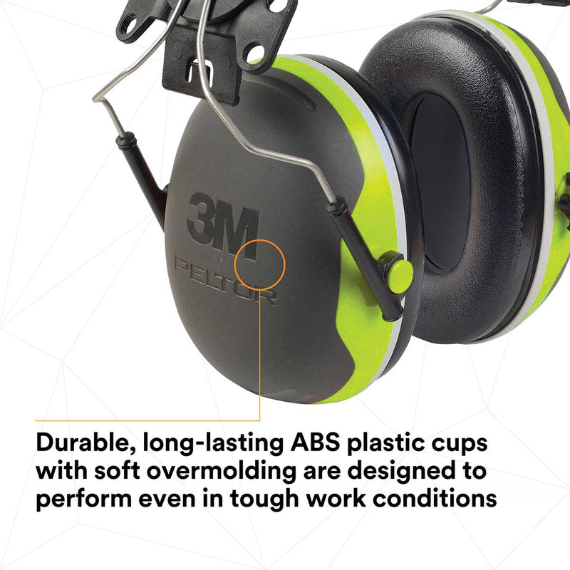 3M™ PELTOR™ Earmuffs X4P3E, Helmet Attachable