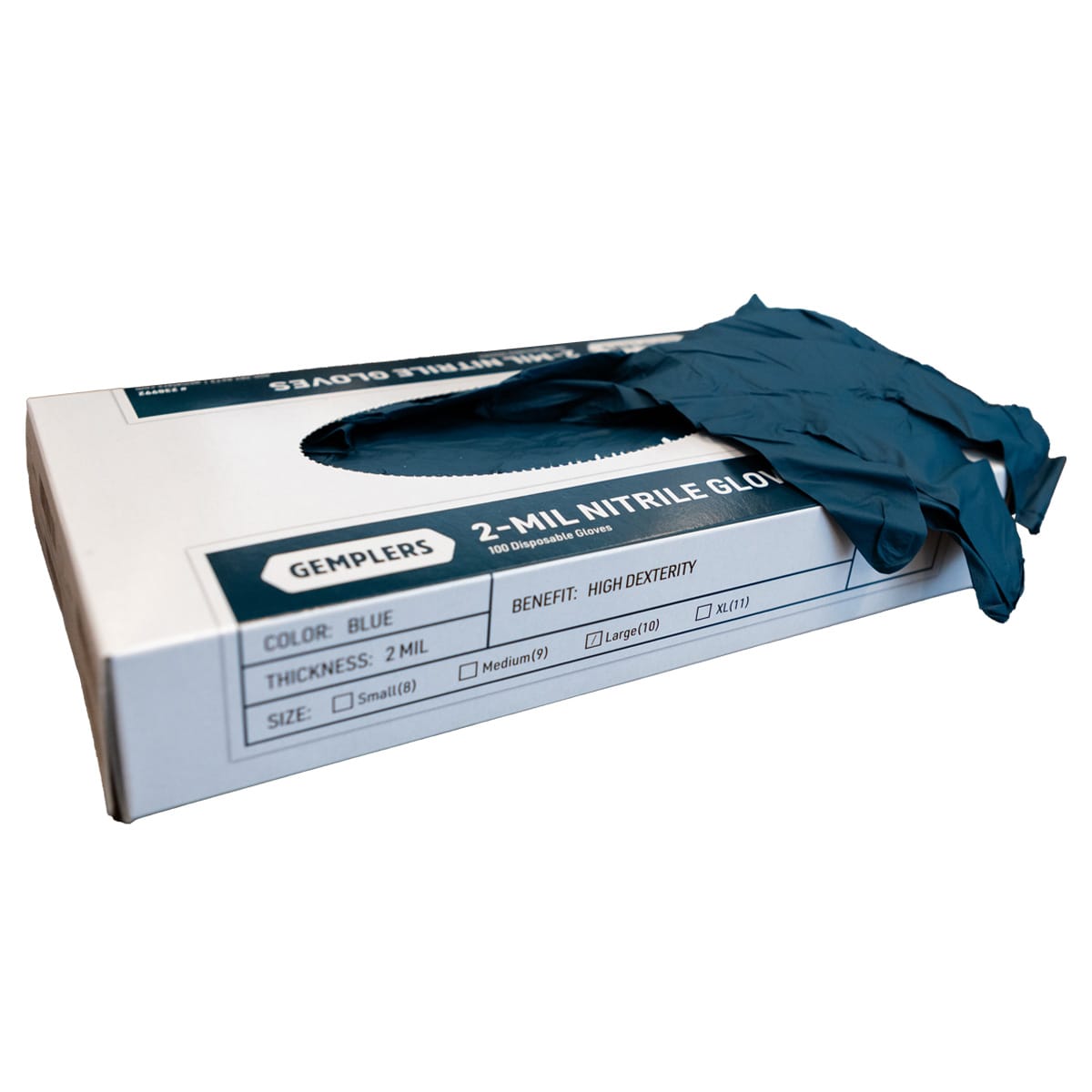Gemplers 2-mil Nitrile Gloves | Box of 100 Gloves