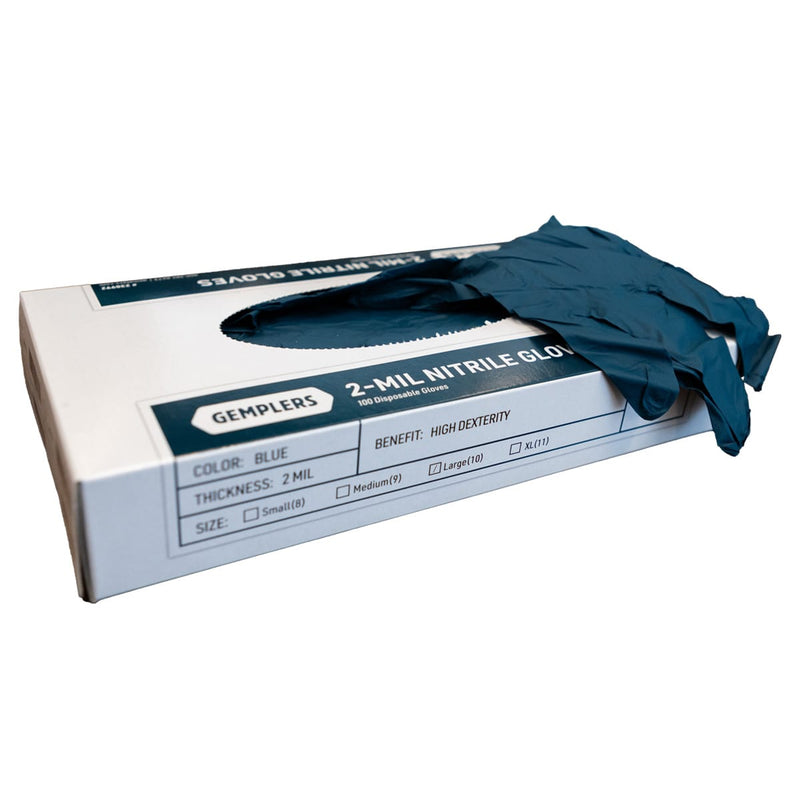 Gemplers 2-mil Nitrile Gloves | Box of 100 Gloves