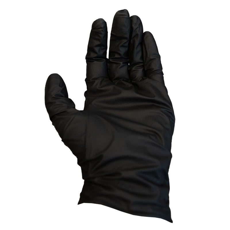 Gemplers 6-mil Black Nitrile Gloves | Box of 100 Gloves