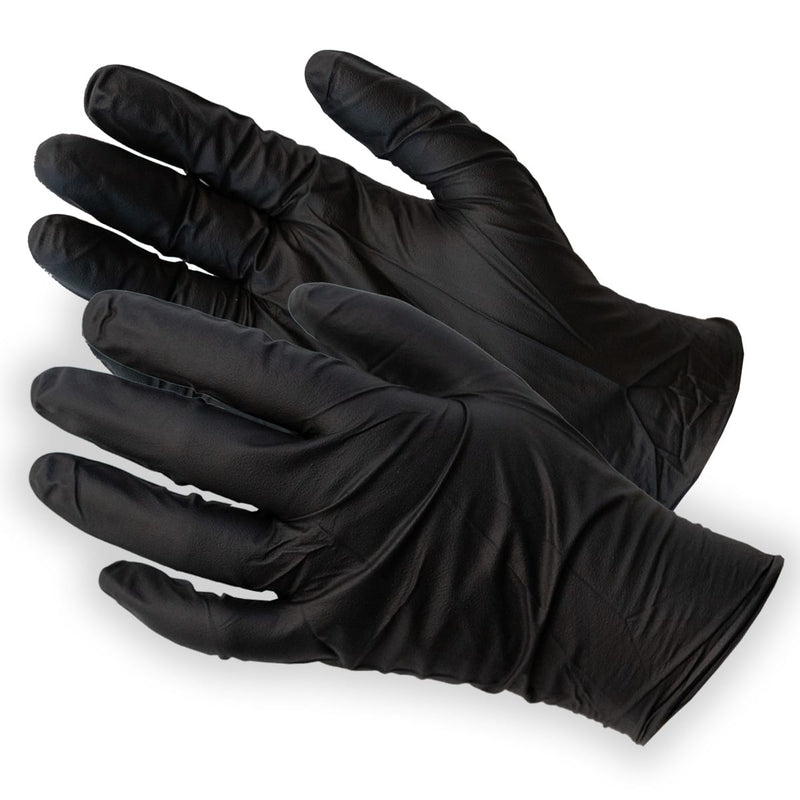 Gemplers 6-mil Black Nitrile Gloves | Box of 100 Gloves