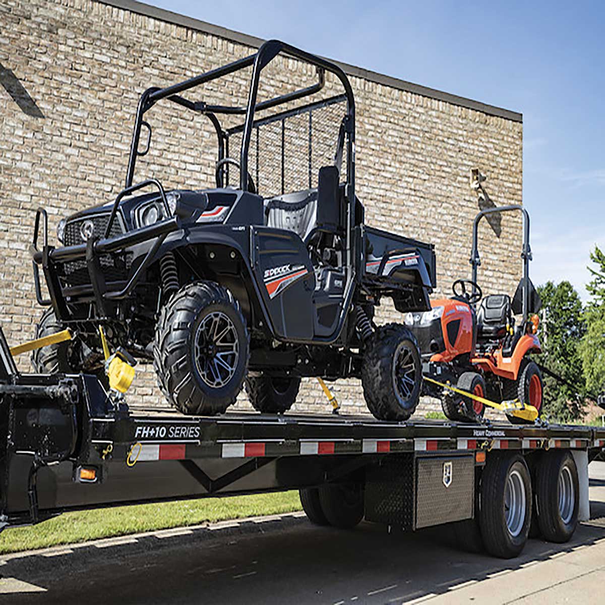 30' Commercial-Grade Ratchet Tie Down with Double J-Hooks