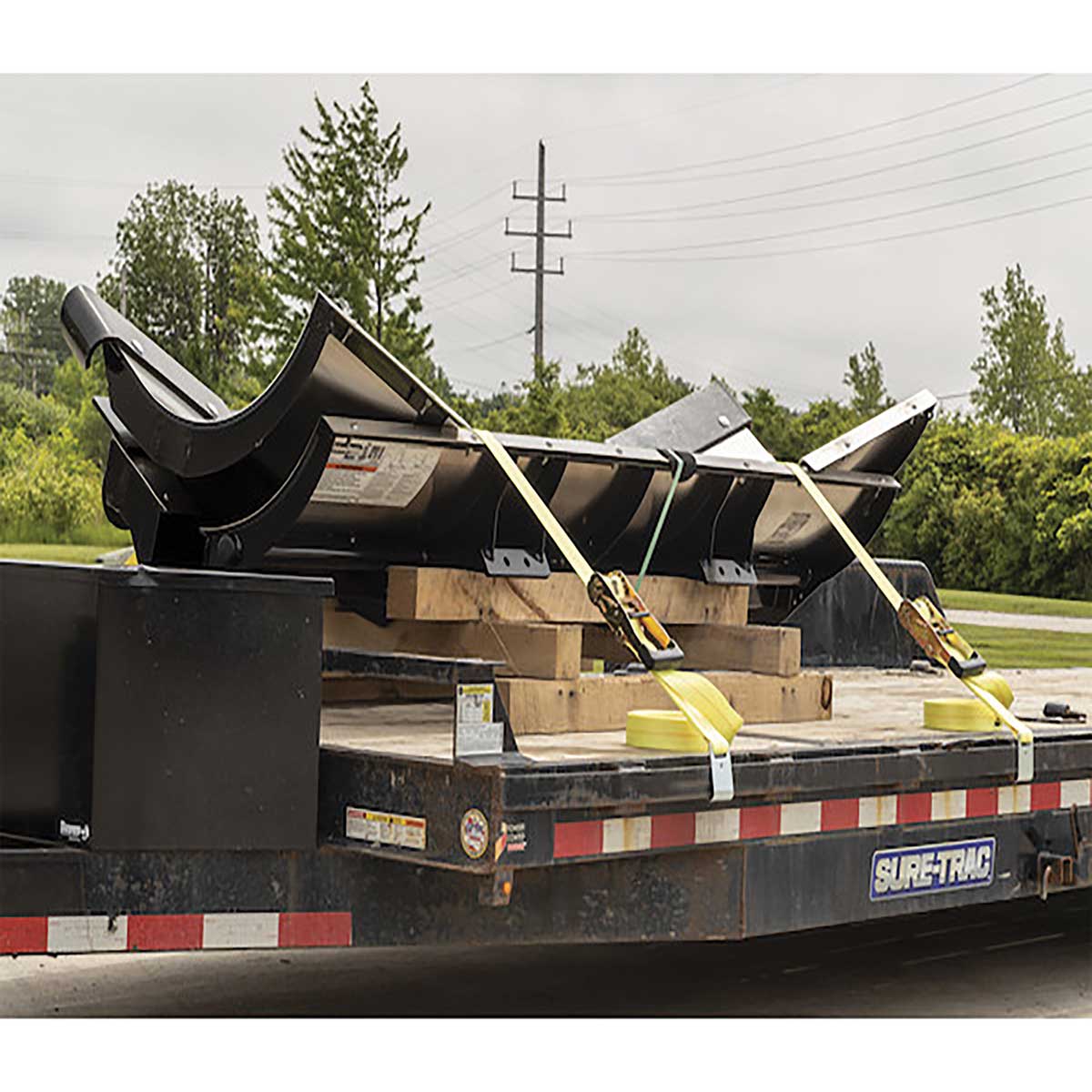 30' Commercial-Grade Ratchet Tie Down with Flat Hooks