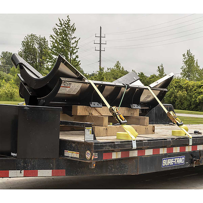 30' Commercial-Grade Ratchet Tie Down with Flat Hooks
