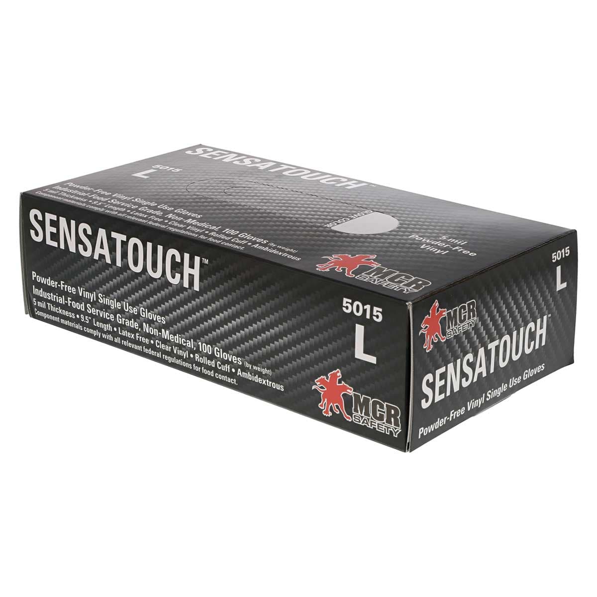5015 SensaTouch™ Clear 5-mil Vinyl Gloves | Box of 100