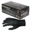 6016B NitriShield™ with Grippaz™ 6-mil Black Nitrile Gloves | Box of 100