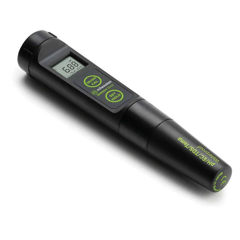 Milwaukee MW804 MAX Waterproof 4-in-1 pH/EC/TDS/Temperature Tester