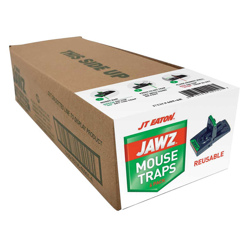 JAWZ™ Plastic Rat and Chipmunk Traps | 6 Pack
