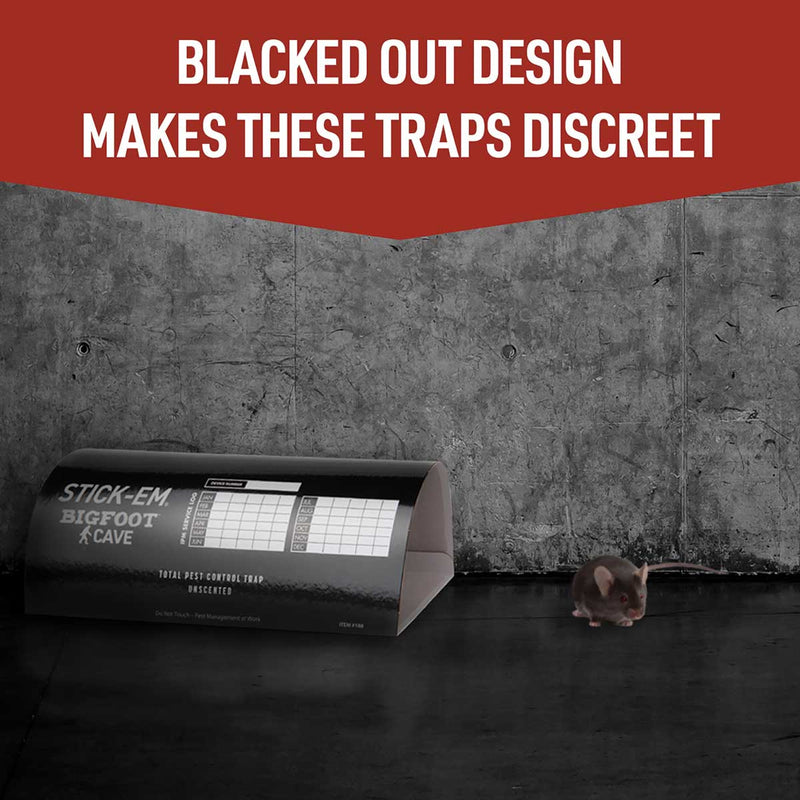 Stick-Em® Bigfoot Cave Glue Trap | 24 Pack