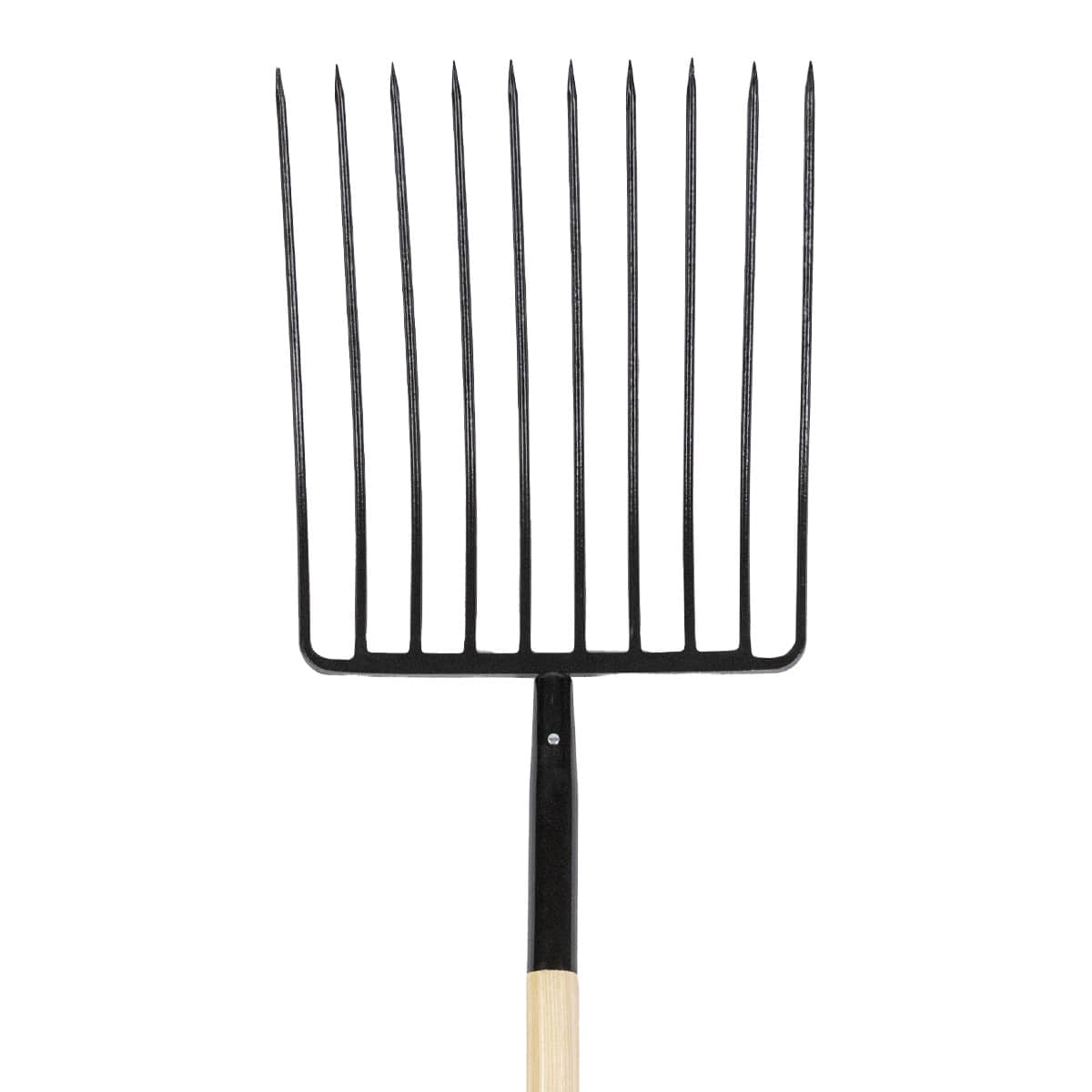 Gemplers 10-Tine Mulch Fork with 33"L Wood Handle