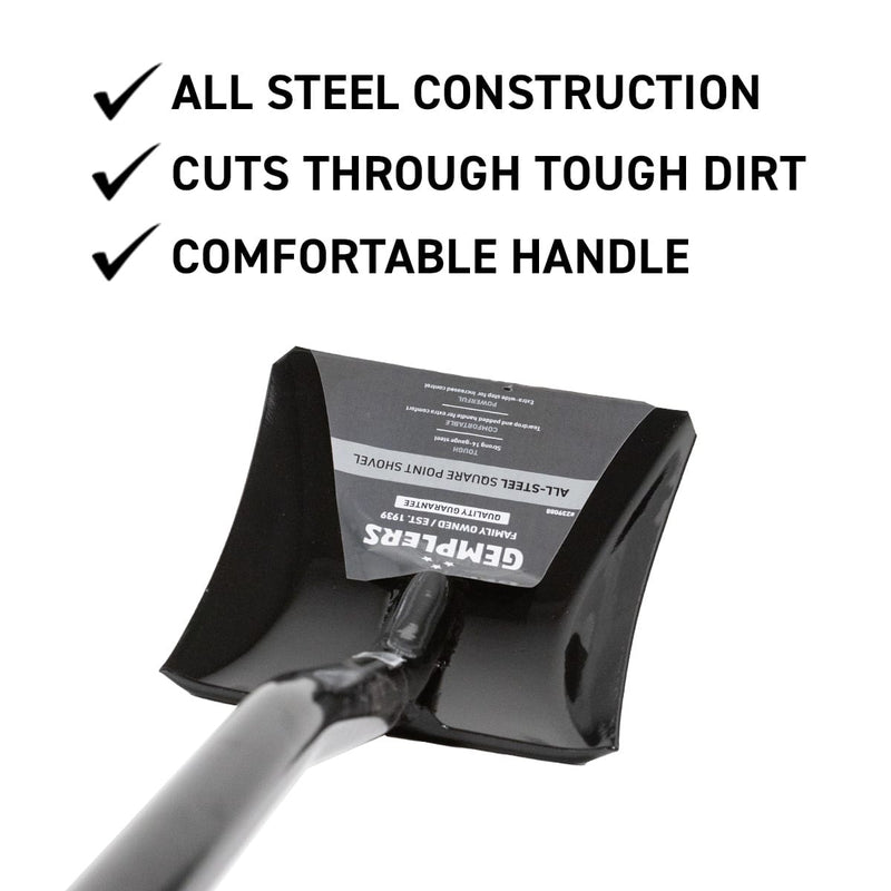 Gemplers All-Steel Square Point Shovel