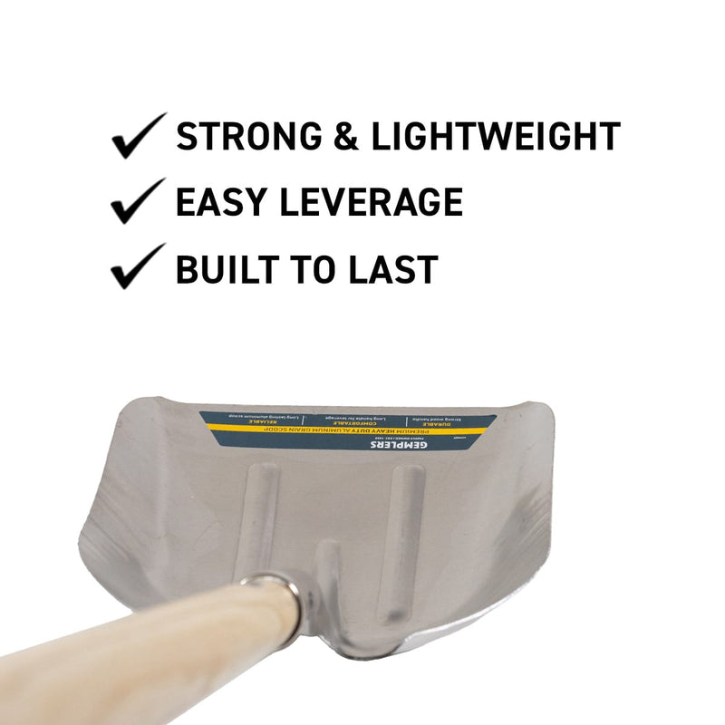 Gemplers Long-Handled Aluminum Scoop