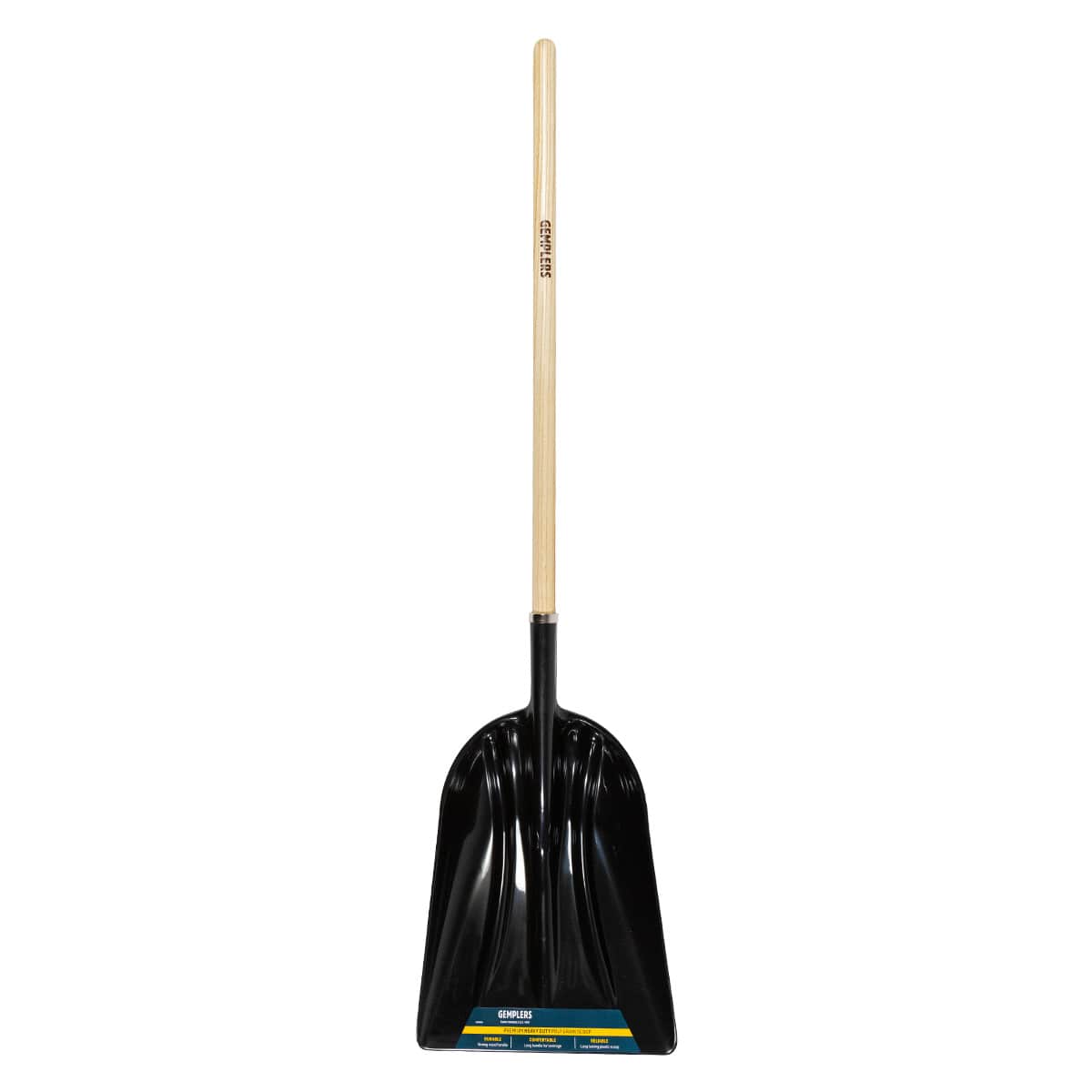 Gemplers Long-Handled Poly Scoop Shovel