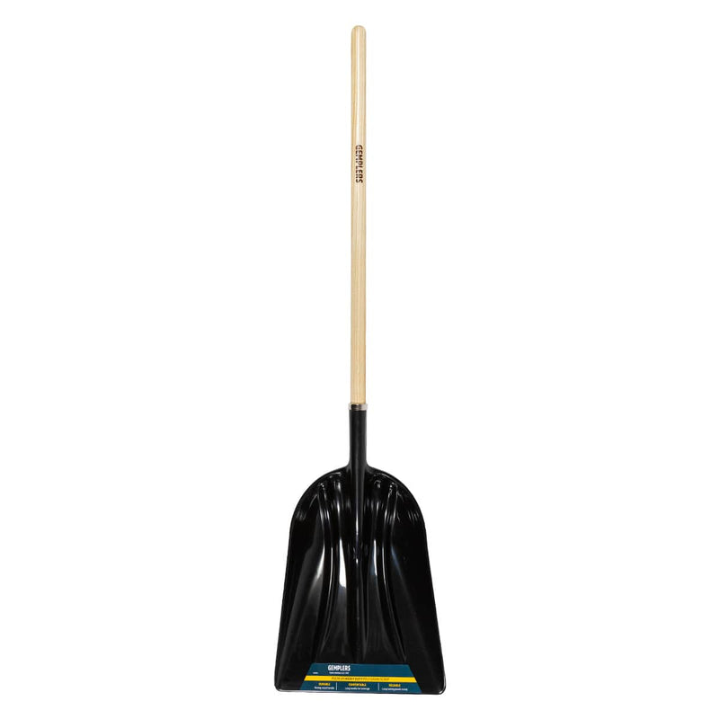 Gemplers Long-Handled Poly Scoop Shovel
