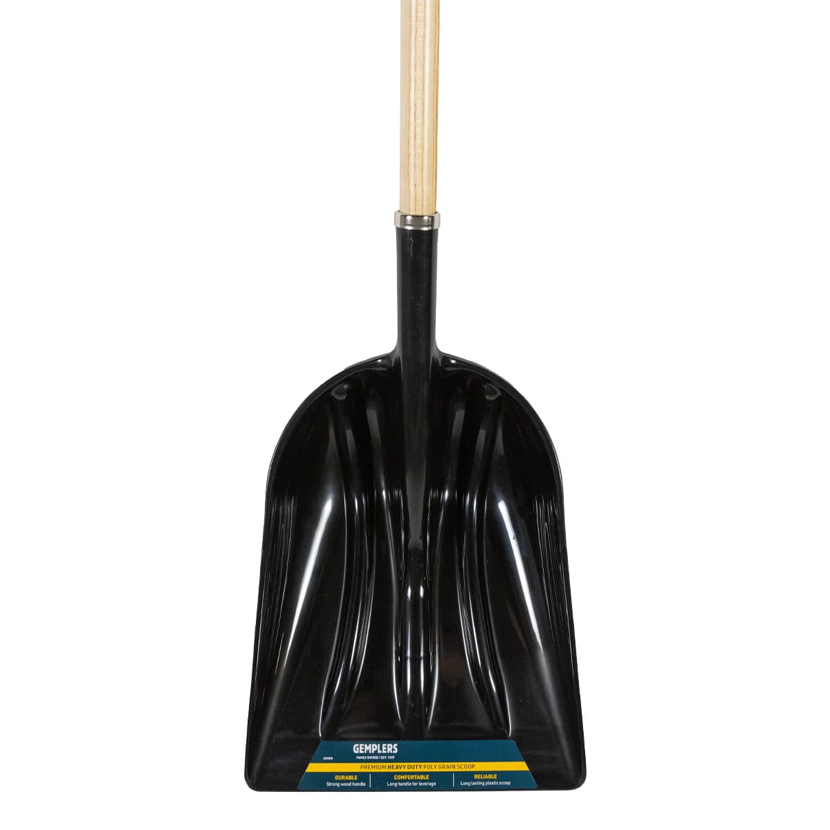 Gemplers Long-Handled Poly Scoop Shovel