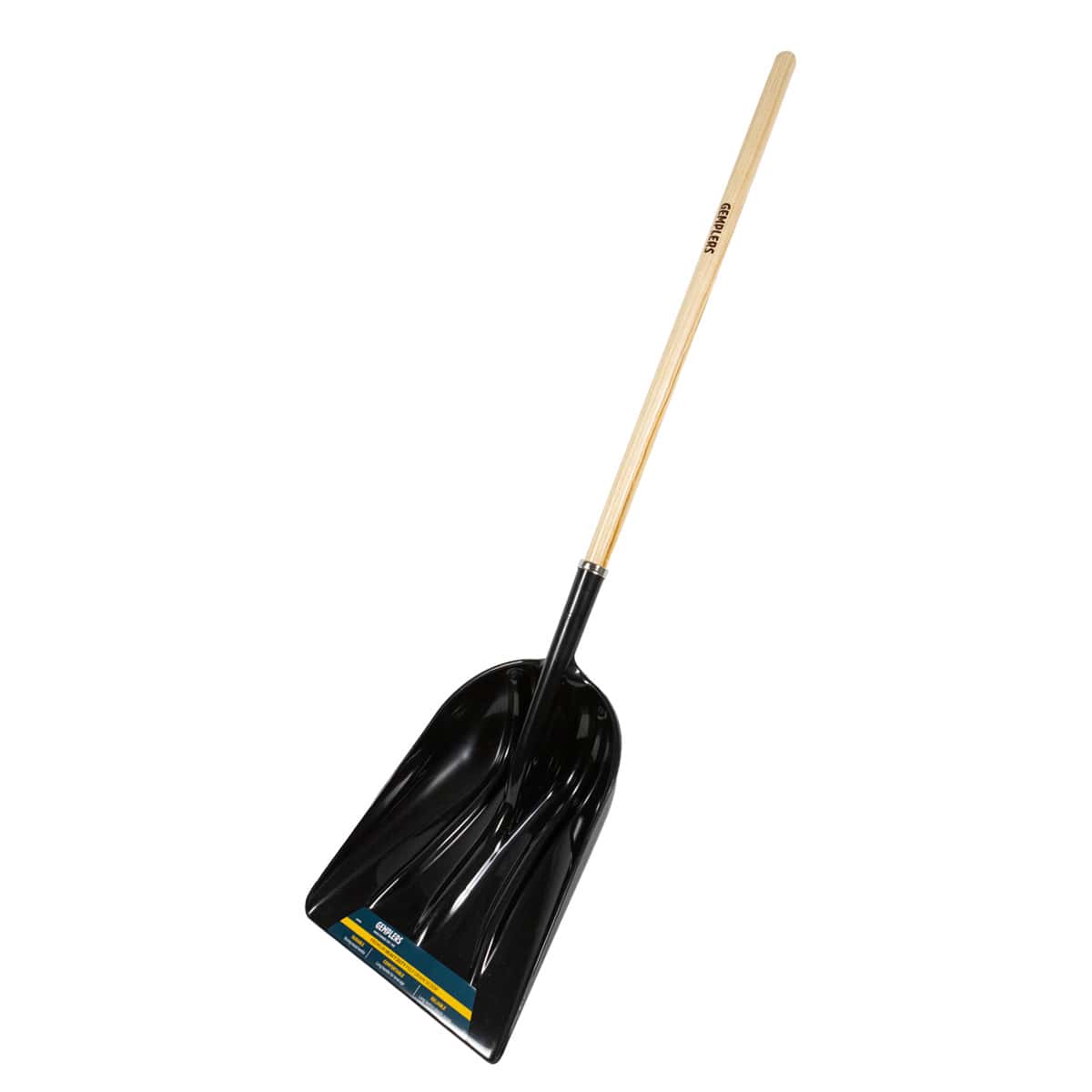 Gemplers Long-Handled Poly Scoop Shovel