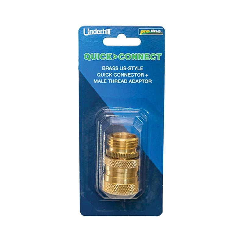 Underhill ProLine Brass Quick Connect Hose Fittings | 3/4"