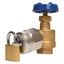 Underhill Hose Bibb Lock to Adapter with Lock