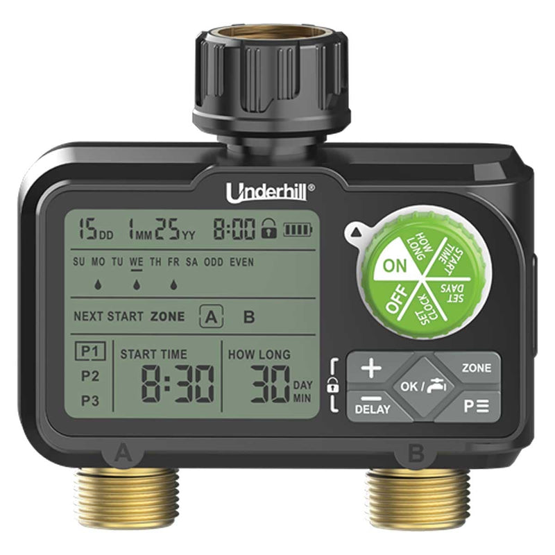 Underhill Dual-Zone Digital Hose Timer