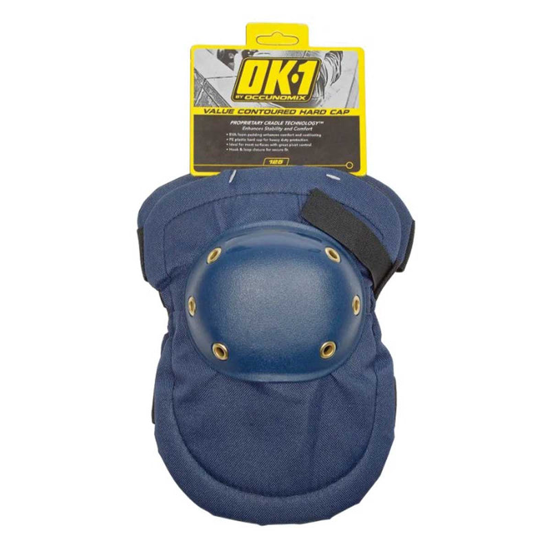 Value Contoured Hard Cap Knee Pads | Flexible PE Cap