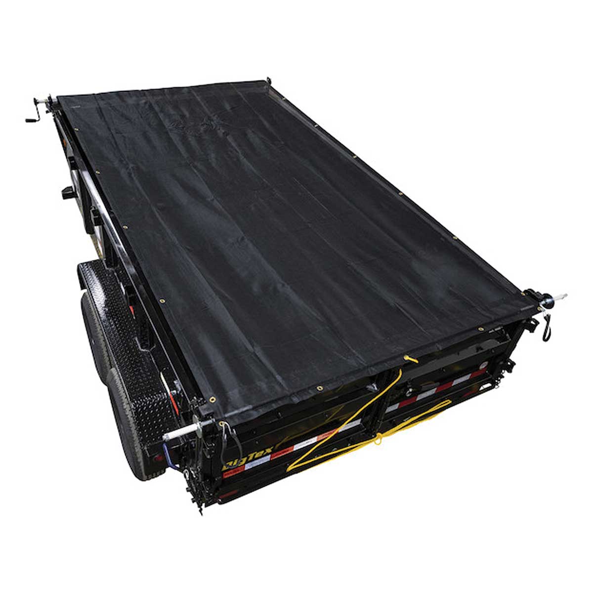 Buyers Products 102" Black Powder Coated Rear Anti-Sail Tarp Tension Bow Kit with Rollers