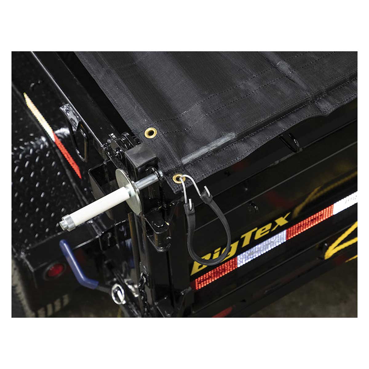 Buyers Products 102" Black Powder Coated Rear Anti-Sail Tarp Tension Bow Kit with Rollers
