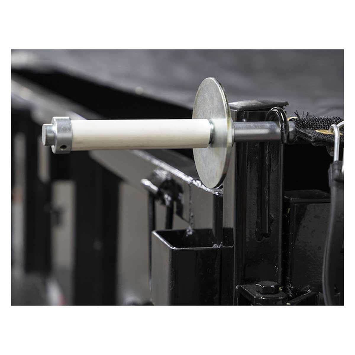Buyers Products 102" Black Powder Coated Rear Anti-Sail Tarp Tension Bow Kit with Rollers