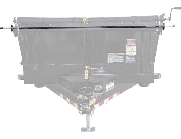 Buyers Products 102" Aluminum Rear Anti-Sail Tarp Tension Bow Kit with Rollers